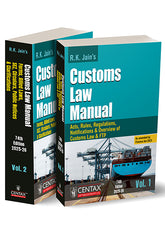 R.K. Jain's Customs Law Manual book